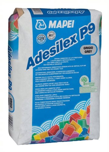 Mapei Adesilex P9 Kerámiaburkolat ragasztó (C2TE) szürke 25 kg