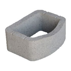 betonEPAG Flóra MINI szürke növény támfalelem