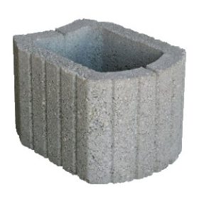 betonEPAG Flórepag szürke növény támfalelem