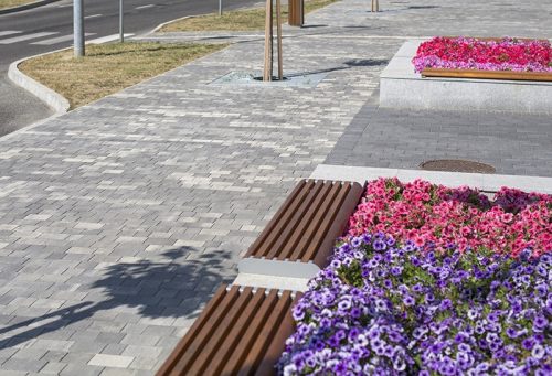 Leier Castrum füstantracit natúr 5 cm térkő