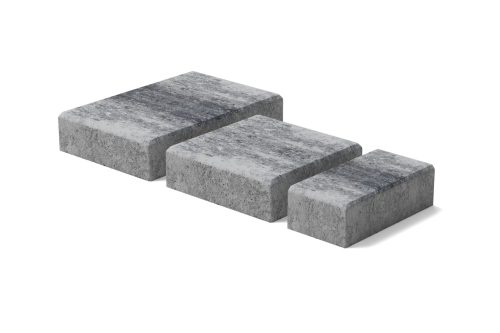MB Stone Claro kombi 6 cm bazalt-fehér térkő