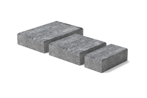 MB Stone Claro kombi 6 cm szürkés-fehér térkő