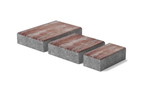MB Stone Claro kombi 6 cm lávakő vörös térkő