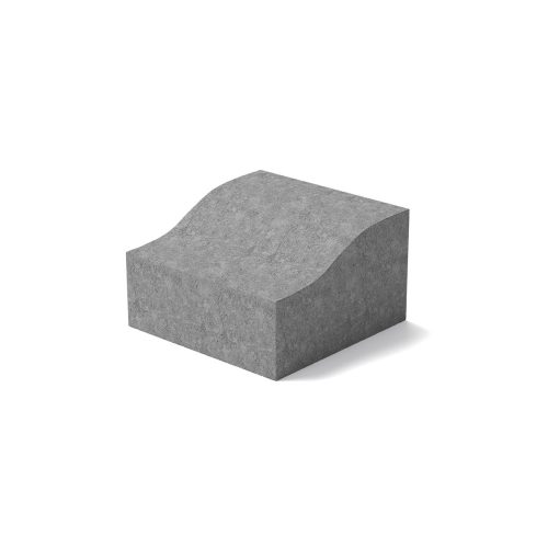 MB Stone K szegély 25x25x15/10 cm