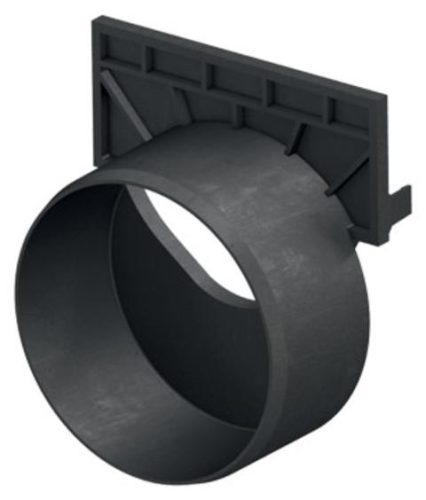 ACO Hexaline csőcsonkos homloklap DN 110 fekete